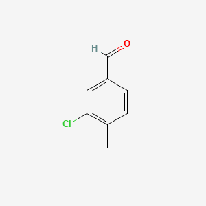 Chemical structure of 3-Chloro-4-methylbenzaldehyde