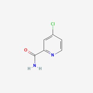 Chemical structure of 4-Chloro-pyridine-2-carboxylic acid amide