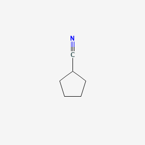 Chemical structure of Cyclopentanecarbonitrile