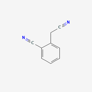 Chemical structure of 2-Cyanophenylacetonitrile