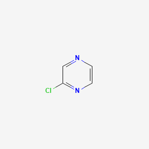 Chemical structure of Chloropyrazine