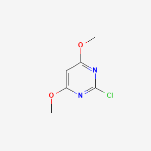 Chemical structure of 2-Chloro-4,6-dimethoxypyrimidine