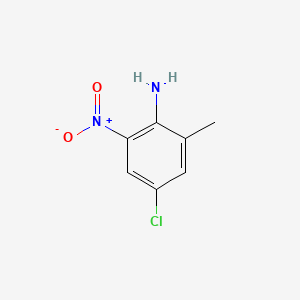 Chemical structure of 4-Chloro-2-methyl-6-nitroaniline