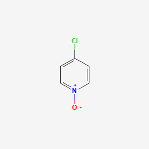 Chemical structure of 4-Chloropyridine N-Oxide