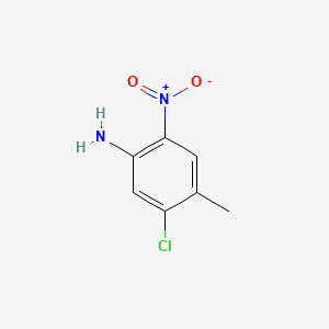Chemical structure of 5-Chloro-4-methyl-2-nitroaniline