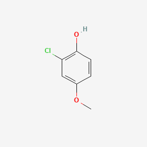 Chemical structure of 2-Chloro-4-methoxyphenol