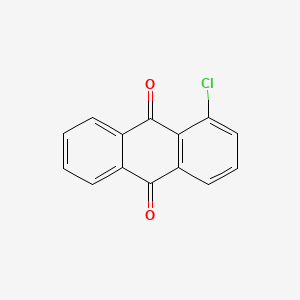Chemical structure of 1-Chloroanthraquinone