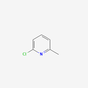 Chemical structure of 6-Chloro-2-picoline