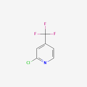Chemical structure of 2-Chloro-4-(trifluoromethyl)pyridine