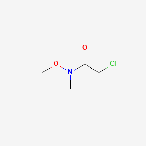 Chemical structure of 2-Chloro-N-methoxy-N-methylacetamide