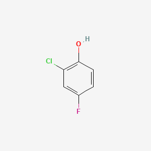 Chemical structure of 2-Chloro-4-fluorophenol
