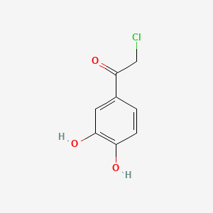 Chemical structure of 2-Chloro-3',4'-dihydroxyacetophenone