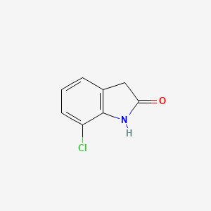 Chemical structure of 5-Chlorooxindole