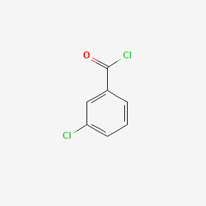 Chemical structure of 3-Chlorobenzoyl chloride