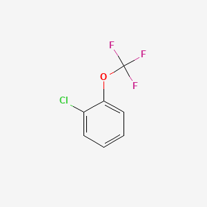 Chemical structure of 1-Chloro-2-(trifluoromethoxy)benzene