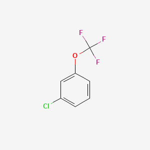 Chemical structure of 1-Chloro-3-(trifluoromethoxy)benzene