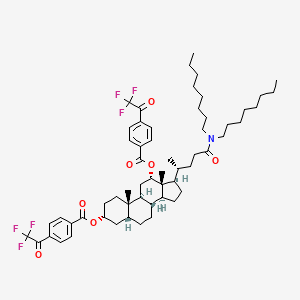 Chemical structure of Carbonate ionophore VII