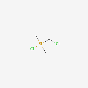 Chemical structure of (Chloromethyl)dimethylchlorosilane