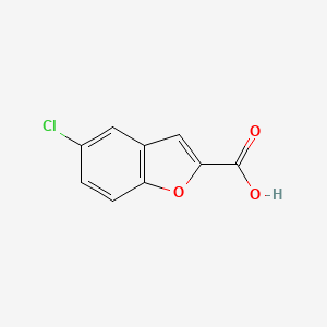 Chemical structure of 5-Chlorobenzofuran-2-carboxylic Acid