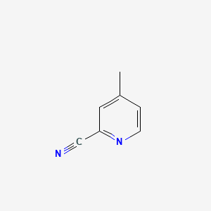 Chemical structure of 2-Cyano-4-methylpyridine