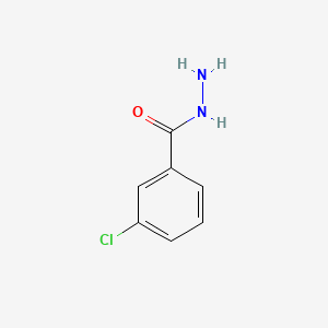 Chemical structure of 3-Chlorobenzhydrazide