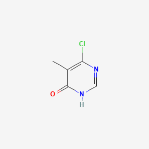 Chemical structure of 6-chloro-5-methyl-1h-pyrimidin-4-one