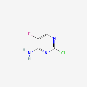 Chemical structure of 2-Chloro-5-fluoropyrimidin-4-amine