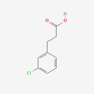 Chemical structure of 3-(3-Chlorophenyl)propionicacid