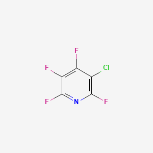 Chemical structure of 3-Chloro-2,4,5,6-tetrafluoropyridine
