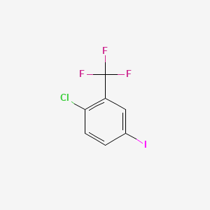 Chemical structure of 2-Chloro-5-iodobenzotrifluoride