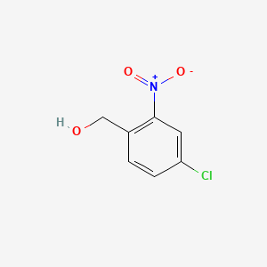 Chemical structure of 4-chloro-2-nitrobenzylalcohol