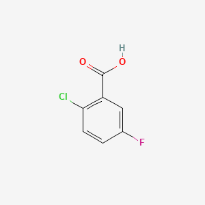Chemical structure of 2-Chloro-5-fluorobenzoic Acid