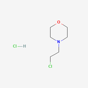 Chemical structure of 4-(2-Chloroethyl)morpholine Hydrochloride