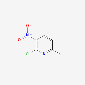 Chemical structure of 2-Chloro-6-methyl-3-nitropyridine
