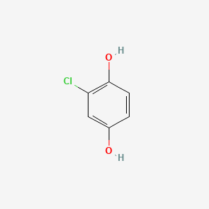 Chemical structure of 2-Chlorohydroquinone