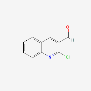 Chemical structure of 2-chloro-3-quinolinecarboxaldehyde