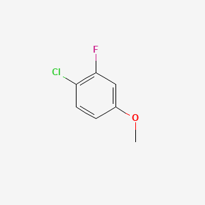 Chemical structure of 4-Chloro-3-fluoroanisole