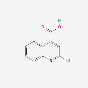 Chemical structure of 2-chloroquinoline-4-carboxylic acid