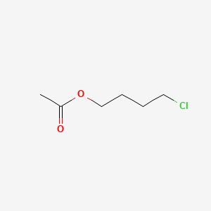 Chemical structure of 4-Chlorobutyl acetate