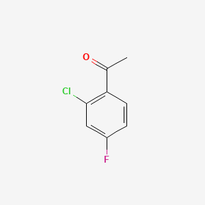 Chemical structure of 2'-Chloro-4'-fluoroacetophenone