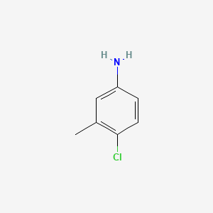 Chemical structure of 4-Chloro-3-methylaniline