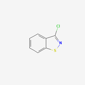 Chemical structure of 3-Chloro-1,2-benzisothiazole