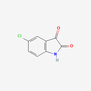 Chemical structure of 5-Chloroisatin