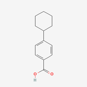 Chemical structure of 4-Cyclohexylbenzoic Acid