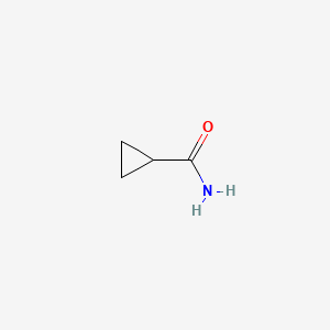 Chemical structure of Cyclopropanecarboxamide