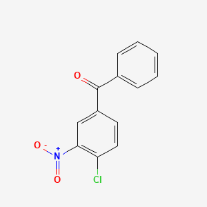 Chemical structure of 4-Chloro-3-nitrobenzophenone