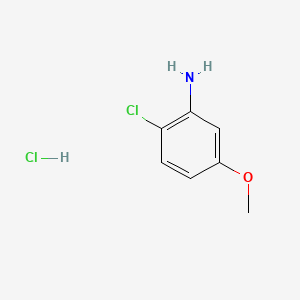 Chemical structure of 2-Chloro-5-methoxyaniline hydrochloride