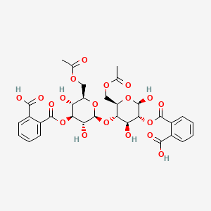 Chemical structure of Cellulose Acetate Phthalate