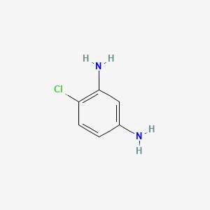 Chemical structure of 4-Chloro-1,3-phenylenediamine