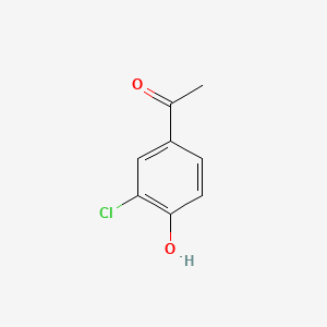 Chemical structure of 3’-Chloro-4’-hydroxyacetophenone